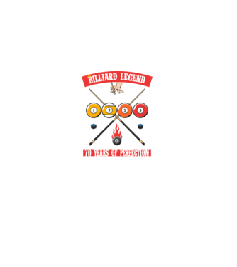 Billiard legend born in 1953 model negru pe tricou