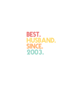 best husband since 2003 retro model negru pe tricou
