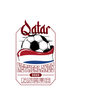 Qatar teams Netherlands model negru pe tricou