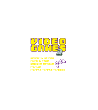 I don't always die when playing video games model negru pe tricou