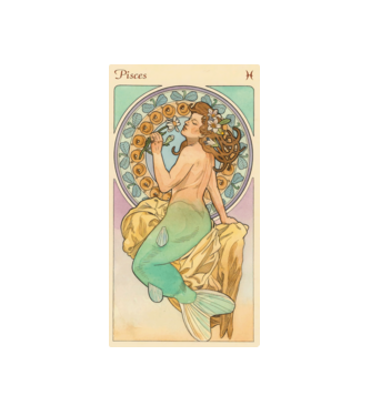Horoscop Tarot PESTI model alb pe tricou