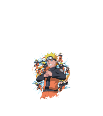 NARUTO model negru pe tricou