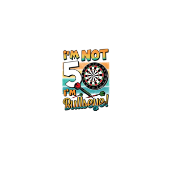 Darts Birthday 50 years old model albastru jeanși pe tricou