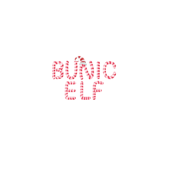 bunic elf model negru pe tricou