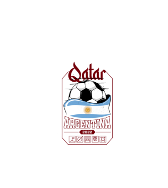 Qatar teams Argentina model negru pe tricou