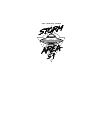 storm area ufo black model alb pe tricou