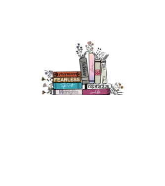 Eras tour books color 2 model alb pe tricou