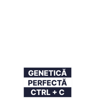 Genetică perfectă CTRL + C model roz deschis pe tricou
