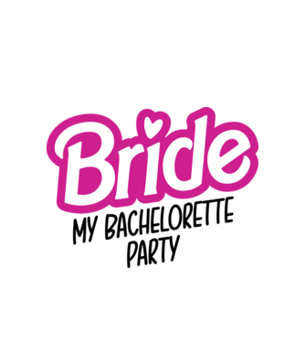 Bride Barbie model alb pe tricou