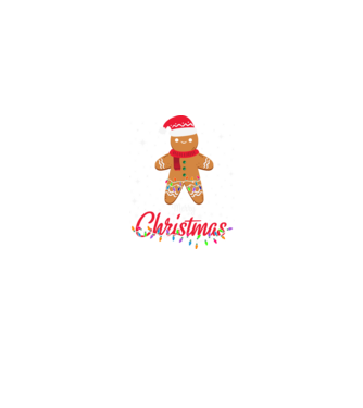 Merry christmas cookie model negru pe tricou