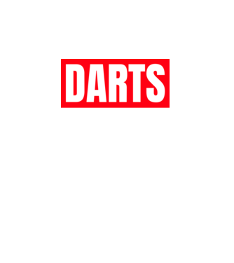 DARTS HERO model turcoaz pe tricou