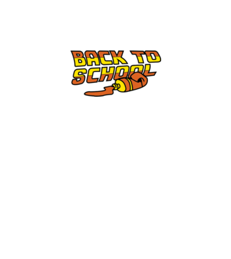 Back to school model negru pe tricou