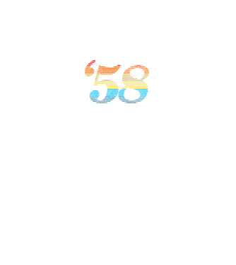 Retro Birthday 1958 model negru pe tricou