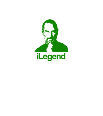 iLegend Steve Jobs model albastru jeanși pe tricou