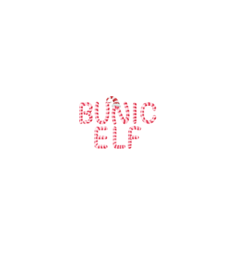 bunic elf model negru pe tricou