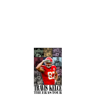 Taylor Swift Eras Travis Kelce model alb pe tricou