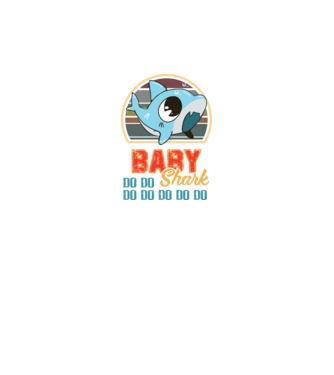 BabyBOY shark model negru pe tricou