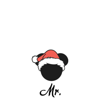 mr christmas model nisipiu pe tricou