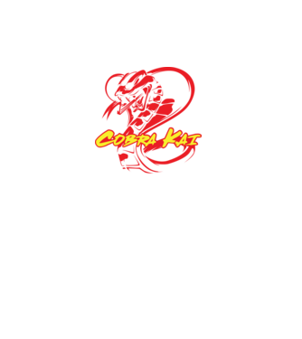 cobra kai simple model turcoaz pe tricou