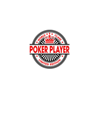 World class JUCĂTOR POKER model alb pe tricou