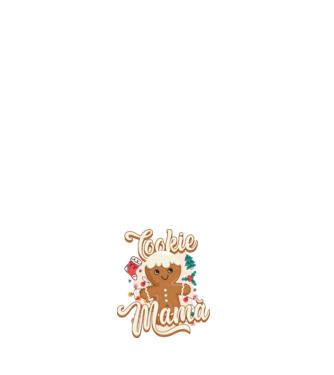 Cookie mamă model negru pe tricou