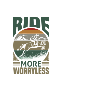 ride more model negru pe tricou