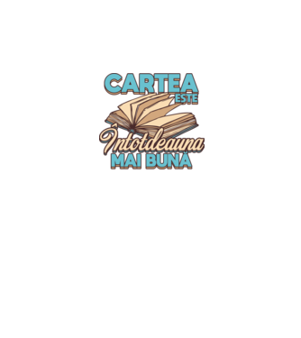 Cartea este ÎNTOTDEAUNA mai bună D7556260-01 model negru pe tricou