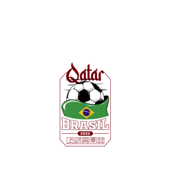 Qatar teams Brasil model negru pe tricou