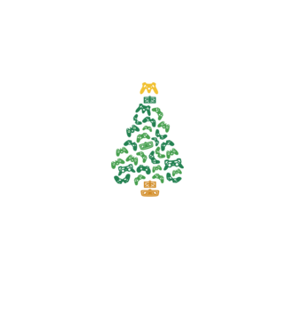 Gamer tree model negru pe tricou