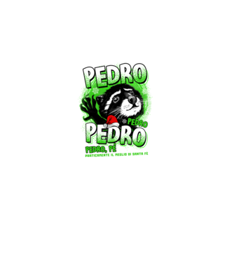 Pedro pedro christmas model negru pe tricou