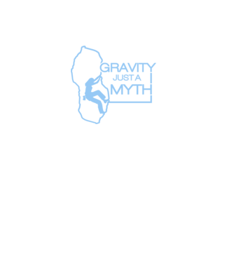 Gravity just a myth model negru pe tricou