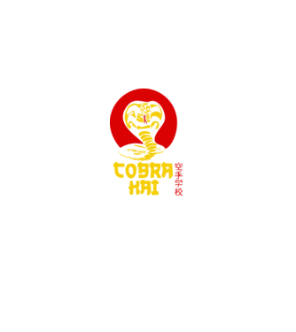 cobra kai japan logo model negru pe tricou