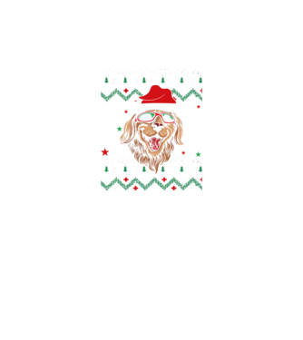 Ugly sweater dog model negru pe tricou