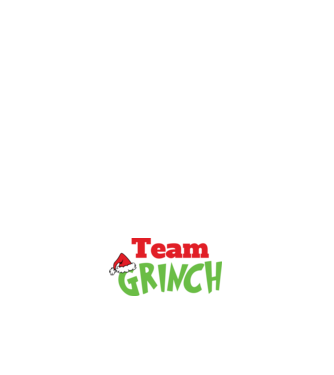 Team Grinch model alb pe tricou