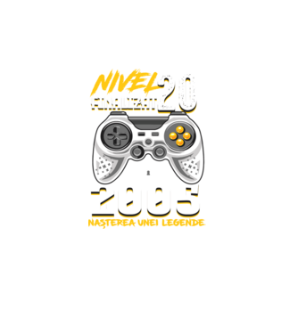 Nivel Finalizat 20 model turcoaz pe tricou
