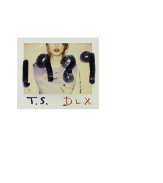 Taylor Swift polaroid model alb pe tricou