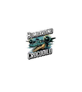Bombardino Crocodilo 2 model  pe tricou