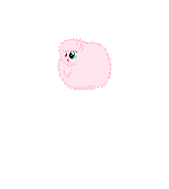 Fluffle Puff model alb pe tricou