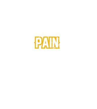 No Pain No Gain model negru pe tricou