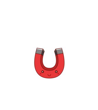 Mini magnet de fete model negru pe tricou