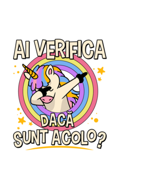 Ai verifica dacă sunt acolo? model alb pe tricou