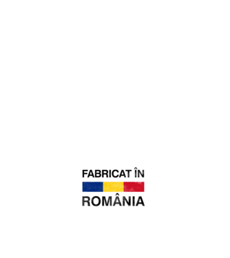 Fabricat în România model negru pe tricou