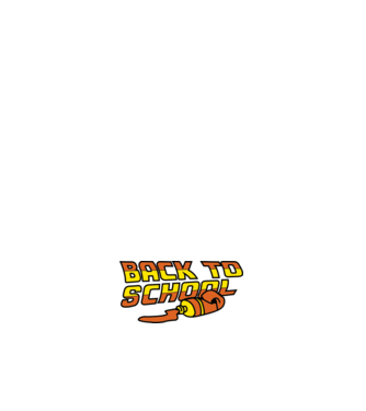 Back to school model alb pe tricou