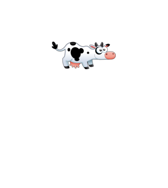 Cow model roz neon pe tricou