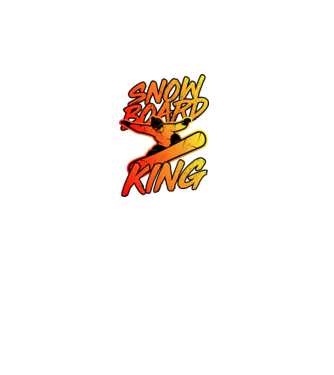 snowboard king model turcoaz pe tricou