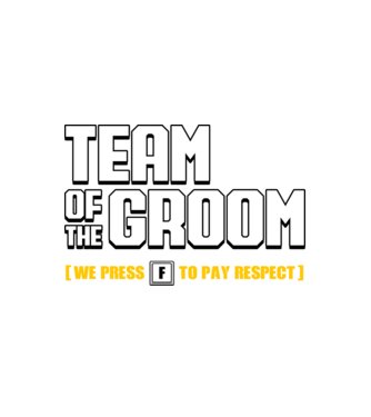 Team of the Groom model alb pe tricou