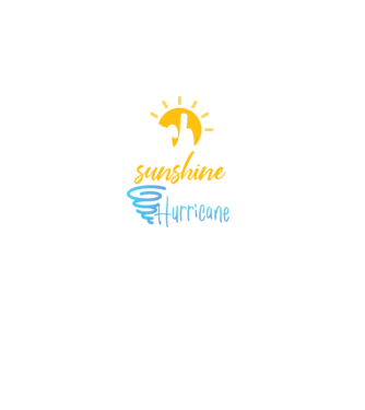 March Girls are Sunshine mixed with a little Hurricane model negru pe tricou