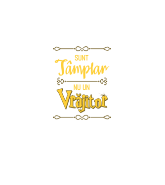 Sunt tâmplar, nu un vrăjitor model negru pe tricou