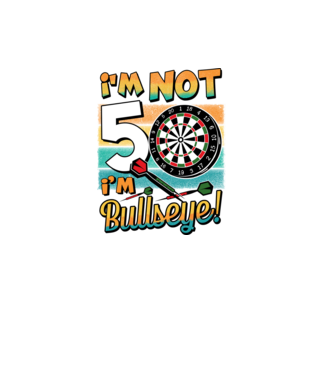 Darts Birthday 50 years old model negru pe tricou