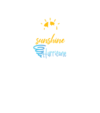 October Girls are Sunshine mixed with a little Hurricane model negru pe tricou